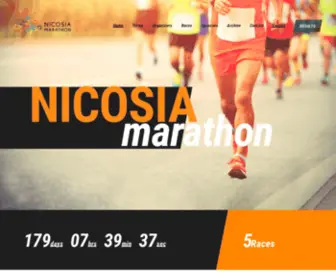 Nicosiamarathonrun.com(Nicosia Marathon) Screenshot