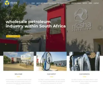 Nicsha.co.za(Nicsha Petroleum) Screenshot