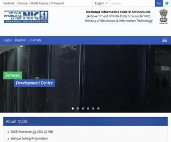 Nicsi.com(National Informatics Centre Services Inc) Screenshot
