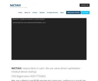 Nictavi.com(The Solution for Eyelid Closure) Screenshot