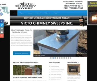 Nictochimney.com(Nicto Chimney Sweeps .Inc) Screenshot