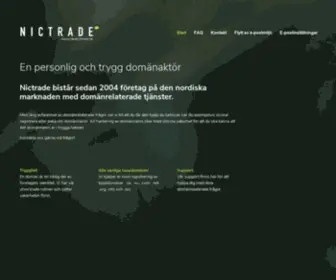 Nictrade.se(Nictrade Internet Identity Provider AB) Screenshot