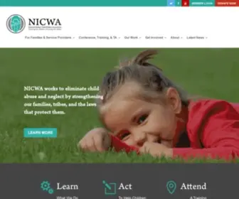 Nicwa.org(Home » NICWA) Screenshot