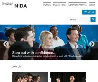 Nida.edu.au(The National Institute of Dramatic Art (NIDA)) Screenshot