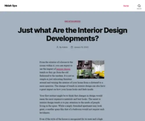 Nidahspa.com(Your Best Source Interior Design Ideas) Screenshot