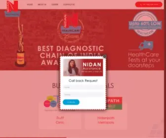 Nidanhealthcare.co.in(Affordable multi) Screenshot