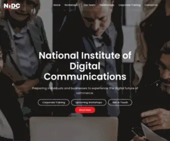 Nidc.in(National Institute of Digital Communications) Screenshot