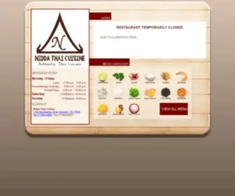 Niddathaicuisine.com(Niddathaicuisine) Screenshot