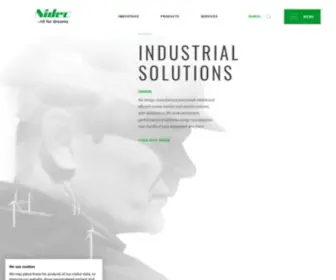 Nidec-Asi.com(Complete industrial electrical system) Screenshot