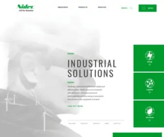 Nidec-Industrial.com(Complete industrial electrical system) Screenshot