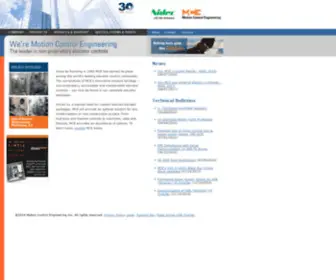 Nidec-Mce.com(Motion Control Engineering) Screenshot