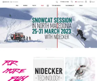 Nidecker.com(Snowboards) Screenshot