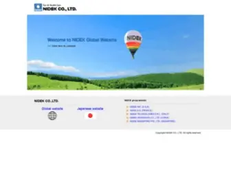 Nidek.com(Eye & Health Care) Screenshot