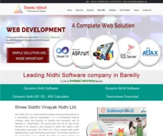 Nidhisoftware.in(Dynamic Infotech) Screenshot