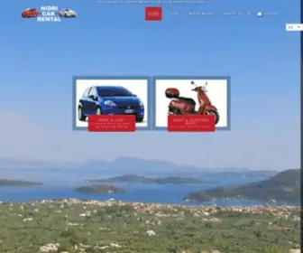 Nidricarrentals.gr(Lefkada Car Rental) Screenshot