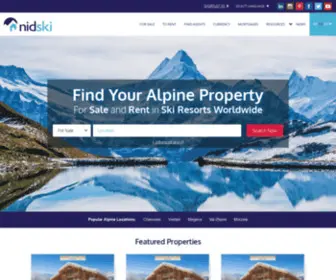 Nidski.com(Alpine Property) Screenshot