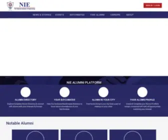 Niealumni.org(The National Institute of Engineering) Screenshot