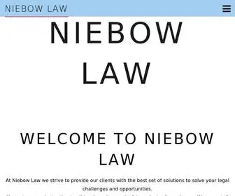 Niebowlaw.com(Niebow Law) Screenshot