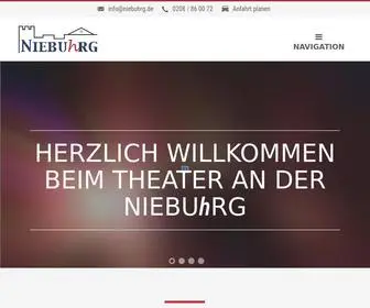 Niebuhrg.de(Herzlich Willkommen beim Theater an der Niebuhrg) Screenshot