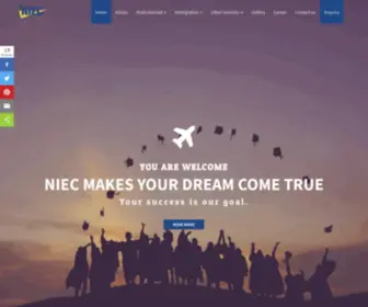 NiecGlobal.com(Immigration & Education Consultants) Screenshot