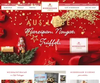 Niederegger.de(Niederegger Lübeck) Screenshot
