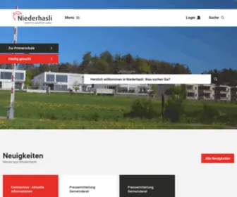Niederhasli.ch(Niederhasli) Screenshot