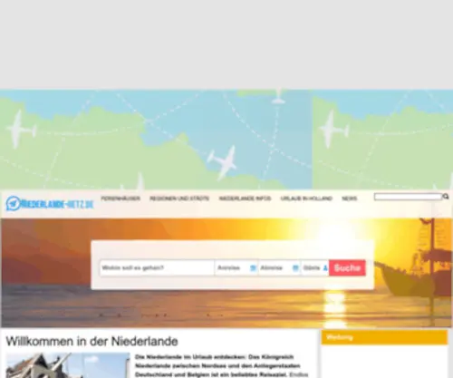 Niederlande-Netz.de(Urlaub in den Niederlande) Screenshot