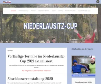 Niederlausitzcup.de(Niederlausitz-Cup und Fürst-Pückler-Pokal) Screenshot