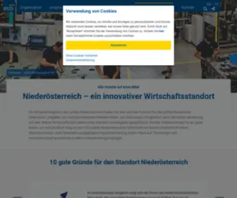 Niederoesterreich-Wirtschaft.at(Wirtschaftsstandort Niederösterreich) Screenshot