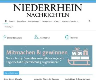 Niederrhein-Nachrichten.de(Niederrhein Nachrichten Online) Screenshot