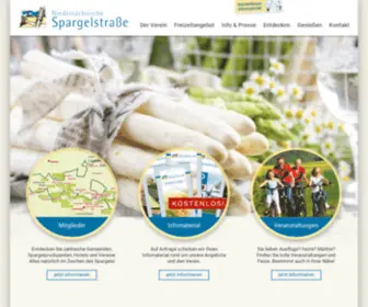 Niedersaechsische-Spargelstrasse.de(Startseite) Screenshot