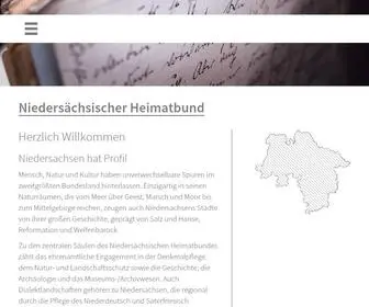 Niedersaechsischer-Heimatbund.de(Niedersächsischer Heimatbund) Screenshot