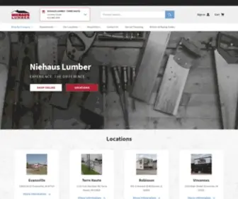 Niehauslumber.com(Niehauslumber) Screenshot