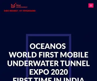 Niel.co.in(Niel Entertainment Oceanos underwater tunnel expo) Screenshot