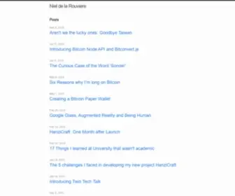 Nieldlr.com(Niel de la Rouviere) Screenshot