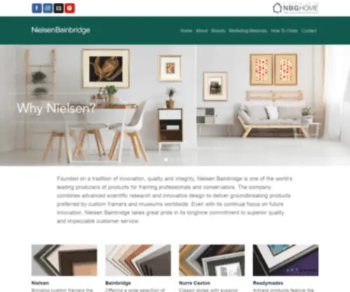 Nielsen-Bainbridge.com(Nielsen Bainbridge) Screenshot