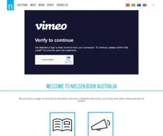 Nielsenbook.com.au(Nielsen Book Australia) Screenshot
