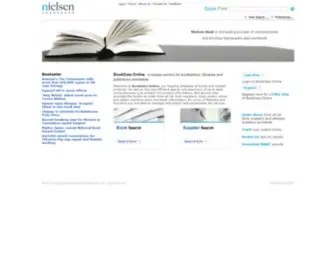 Nielsenbookdataonline.com(Nielsenbookdataonline) Screenshot