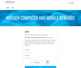 Nielsenmobilerewards.com( Nielsen Rewards) Screenshot