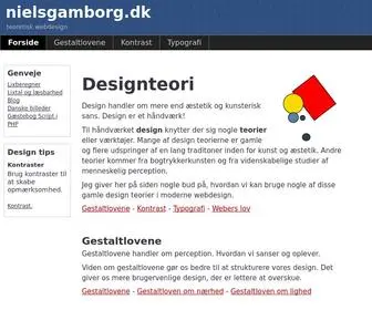 Nielsgamborg.dk(Webdesign og Designteori) Screenshot