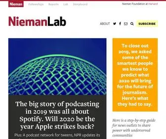 Niemanlab.org(Nieman Journalism Lab) Screenshot