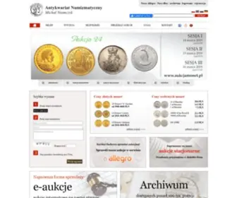 Niemczyk.pl(Aukcje starych monet) Screenshot