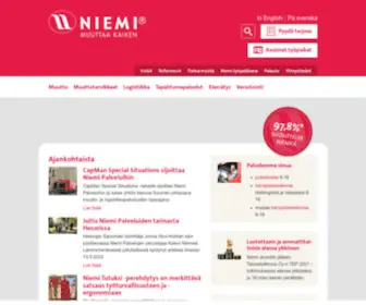Niemi.fi(Muuttopalvelut ja välineet muuttoon) Screenshot