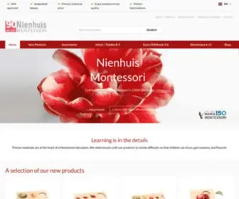 Nienhuis.com(Nienhuis Montessori) Screenshot