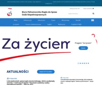 Niepelnosprawni.gov.pl(Biuro) Screenshot