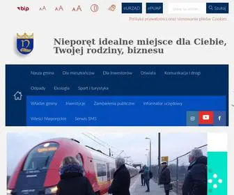 Nieporet.pl(Gmina Niepor) Screenshot