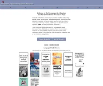 Nieteacher.org(Instructional Resources for Teachers by the) Screenshot