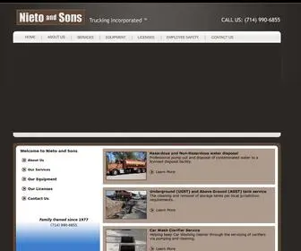 Nietoandsons.com(Nieto & Sons) Screenshot