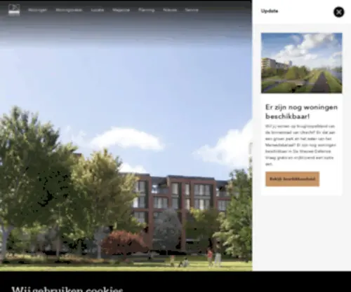 Nieuwbouw-Denieuwedefensie.nl(Een unicum in Utrecht) Screenshot