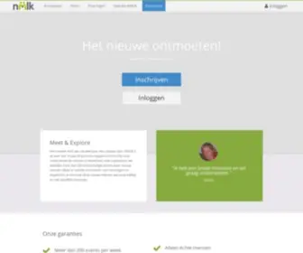 Nieuwemensenlerenkennen.nl(NMLK Nieuwe Mensen Leren Kennen is met meer dan 100 (kleinschalige)) Screenshot